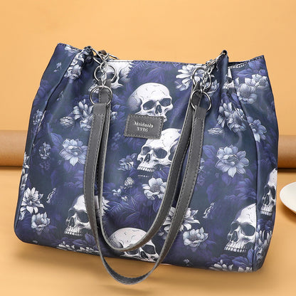 Tropical Skull Shoulder Bag