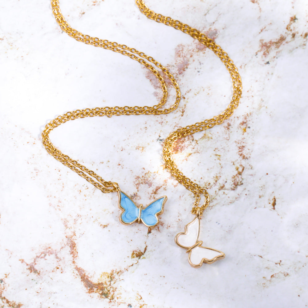 Simply Beautiful Butterfly Necklace. Ultra Affordable Statement Piece!