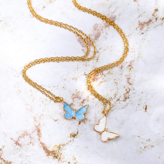 Simply Beautiful Butterfly Necklace. Ultra Affordable Statement Piece!