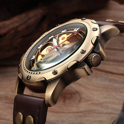 Men's Steampunk Mechanical Watch