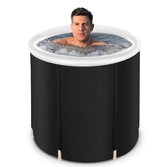 Foldable Recovery Ice Tub for Adult Cold Water Therapy.