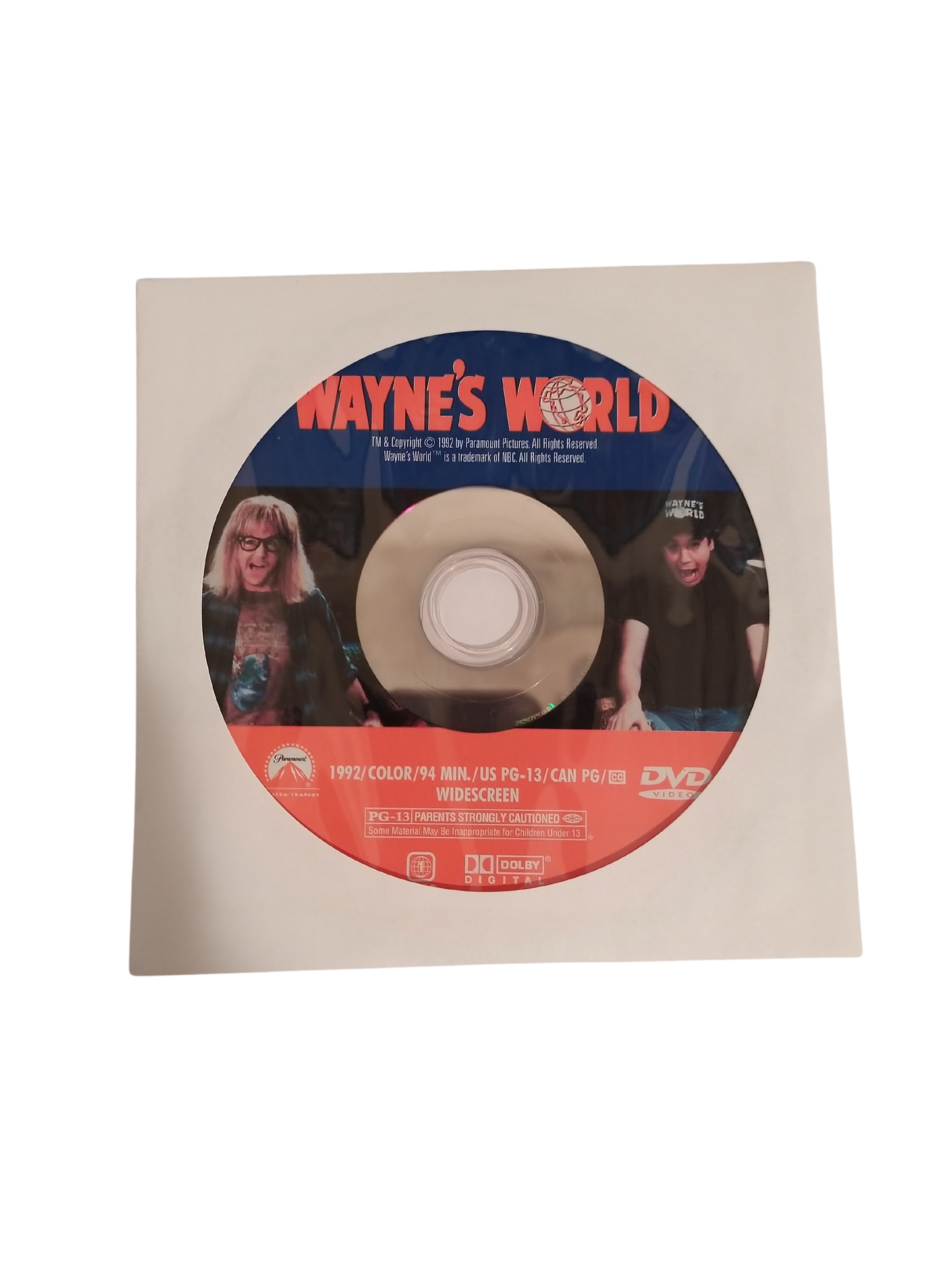 Waynes World DVD - Disc Only