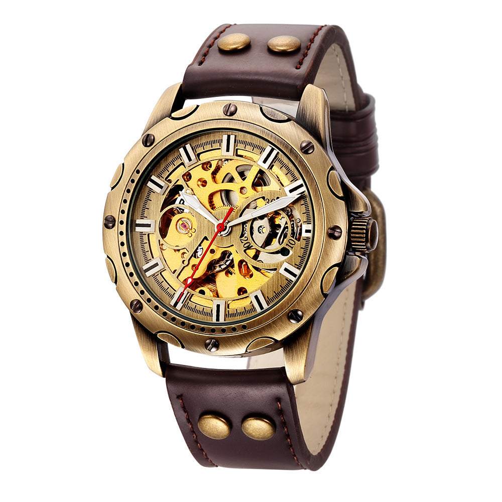 Men's Steampunk Mechanical Watch