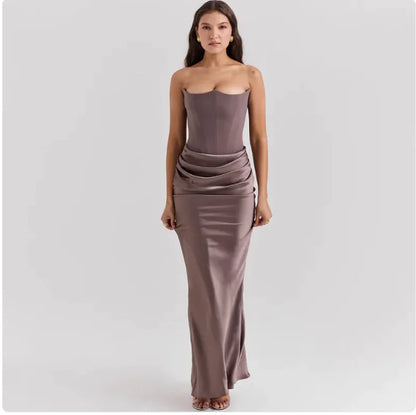 Strapless Maxi Dress – Sleek & Stunning