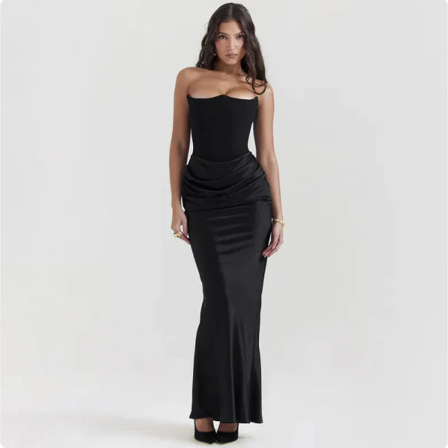 Strapless Maxi Dress – Sleek & Stunning