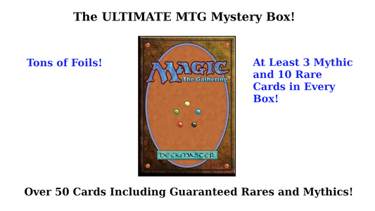 The Ultimate Magic The Gathering Mystery Box - Over 50 Cards Including Guaranteed Mythics in Every Box!