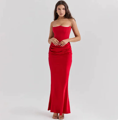 Strapless Maxi Dress – Sleek & Stunning