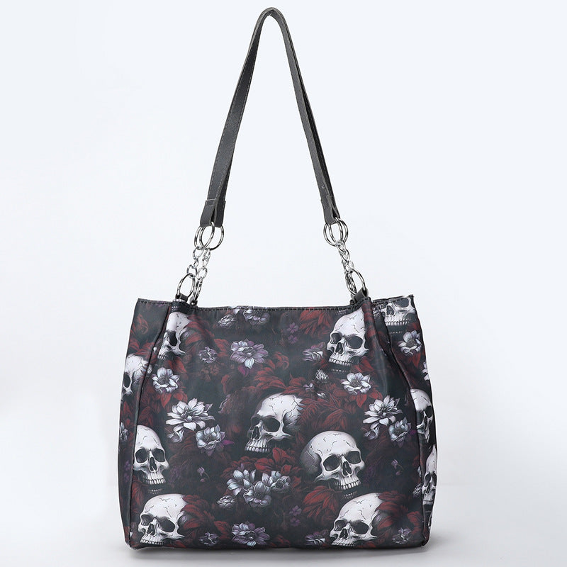 Tropical Skull Shoulder Bag