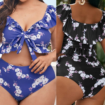 Plus Size Split Bikini