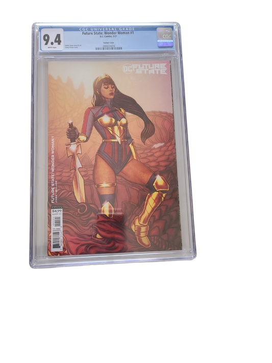 Future State: Wonder Woman #1 Graded at 9.4 by CGC! Variant Cover.