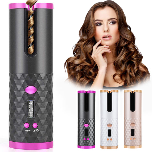 Rechargeable Automatic Hair Curler - Beautiful Curls with Almost No Effort!