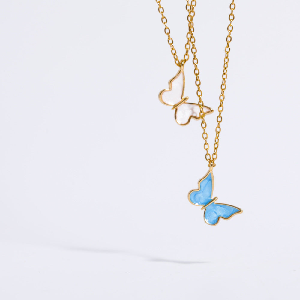 Simply Beautiful Butterfly Necklace. Ultra Affordable Statement Piece!