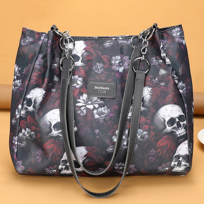 Tropical Skull Shoulder Bag