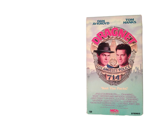 Dragnet VHS - Starring Dan Aykroyd and Tom Hanks