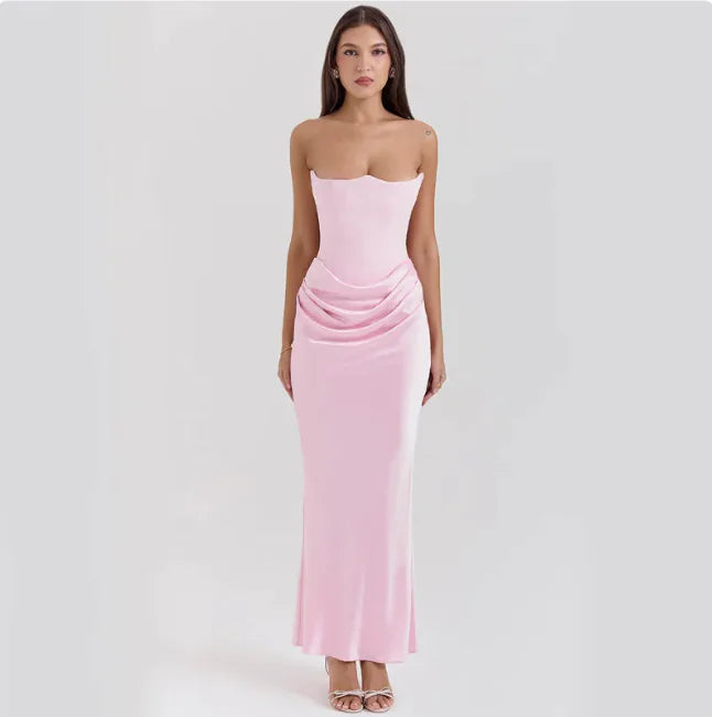 Strapless Maxi Dress – Sleek & Stunning