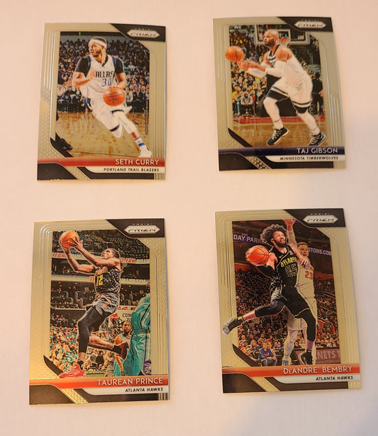 Panini Prizm Standard Card Four Card Bundle