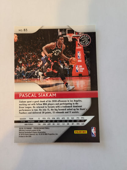 Pascal Siakam #83 Panin Prizm Standard