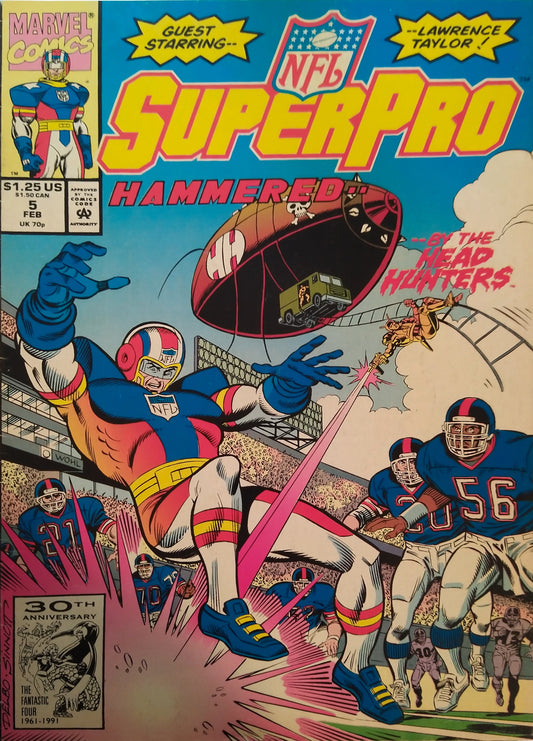 NFL SuperPro Hammered #5 - Marvel Comics