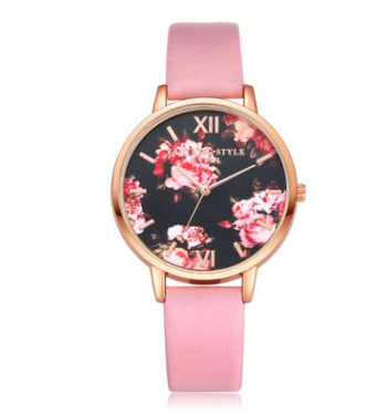 High Quality and Pretty Ladies Rose Wrist Watch