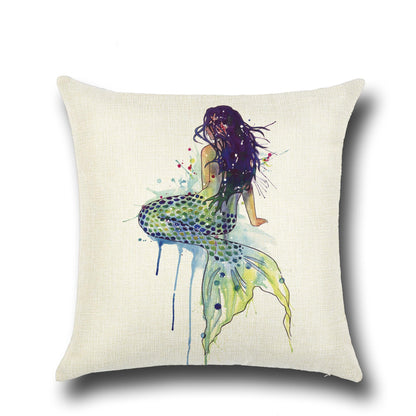 Mermaid Pillow Case/Cushion Cover