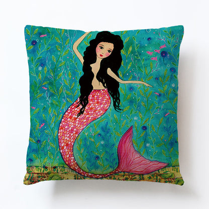 Mermaid Pillow Case/Cushion Cover