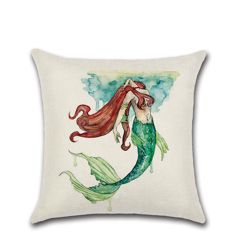 Mermaid Pillow Case/Cushion Cover