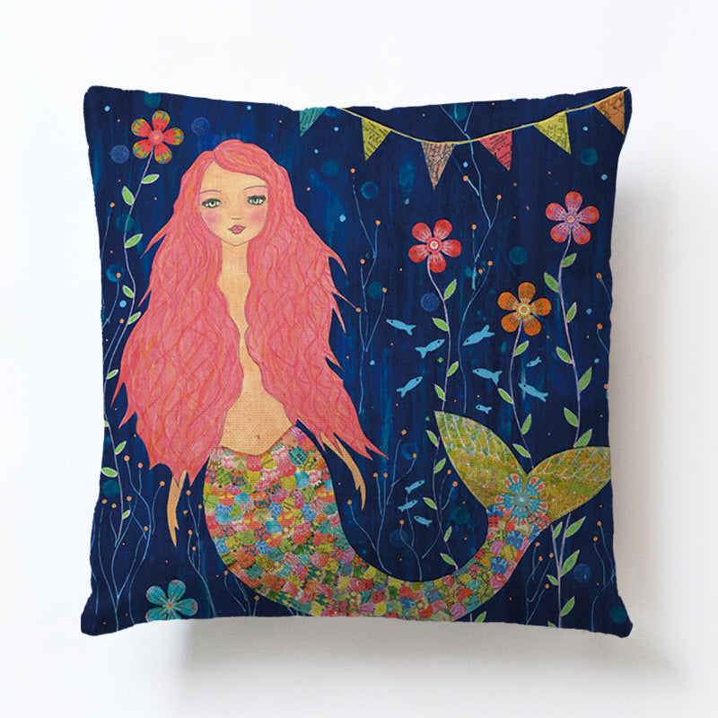 Mermaid Pillow Case/Cushion Cover