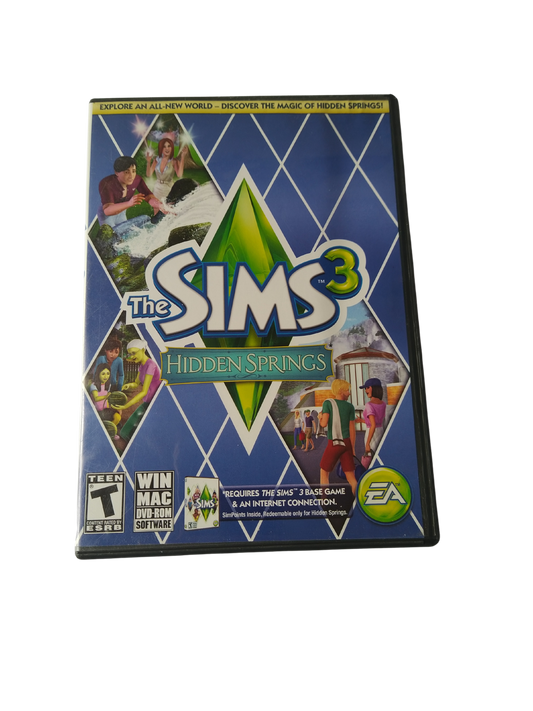 Sims 3 Hidden Valley Hidden Springs PC and MAC