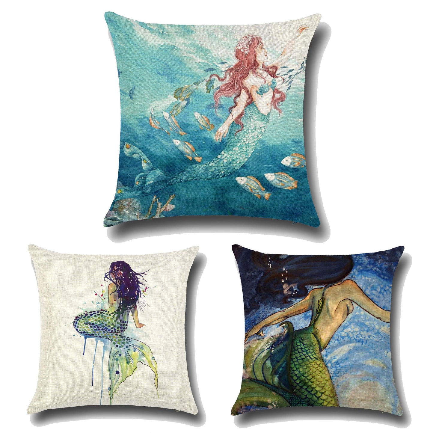 Mermaid Pillow Case/Cushion Cover