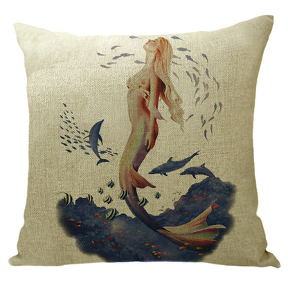 Mermaid Pillow Case/Cushion Cover