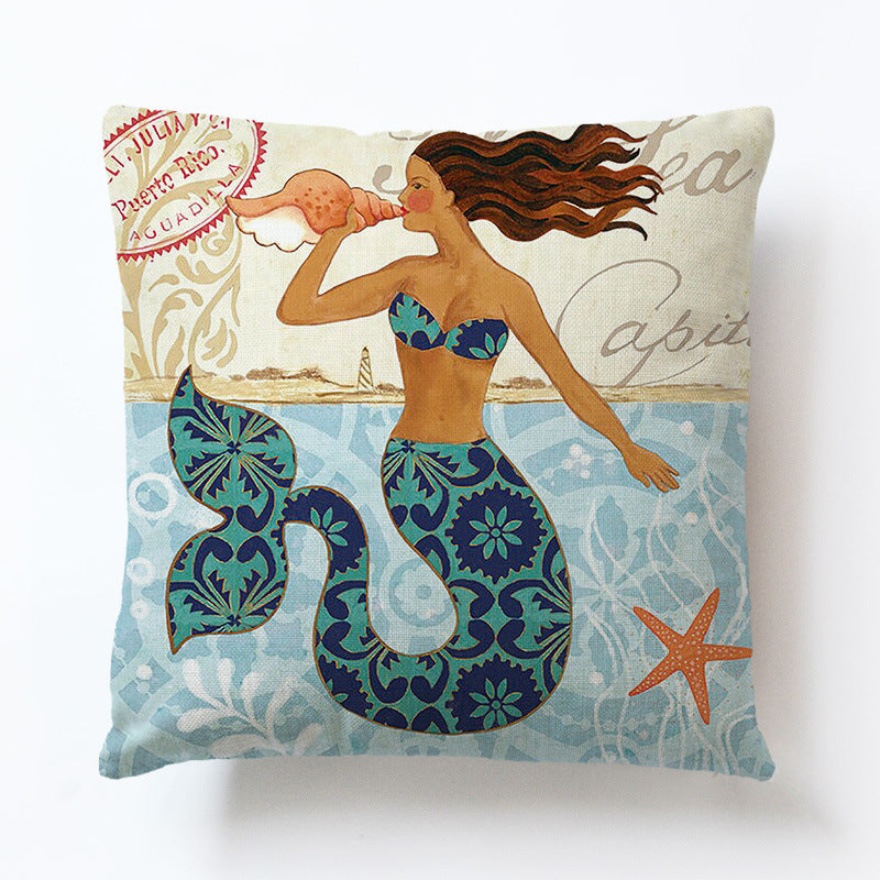 Mermaid Pillow Case/Cushion Cover