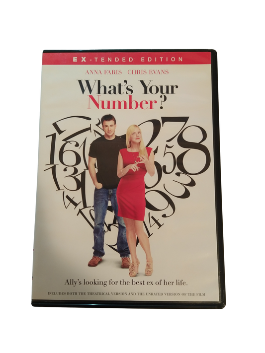 What's Your Number? Starring Anna Farris and Chris Evans - Extended Edition DVD