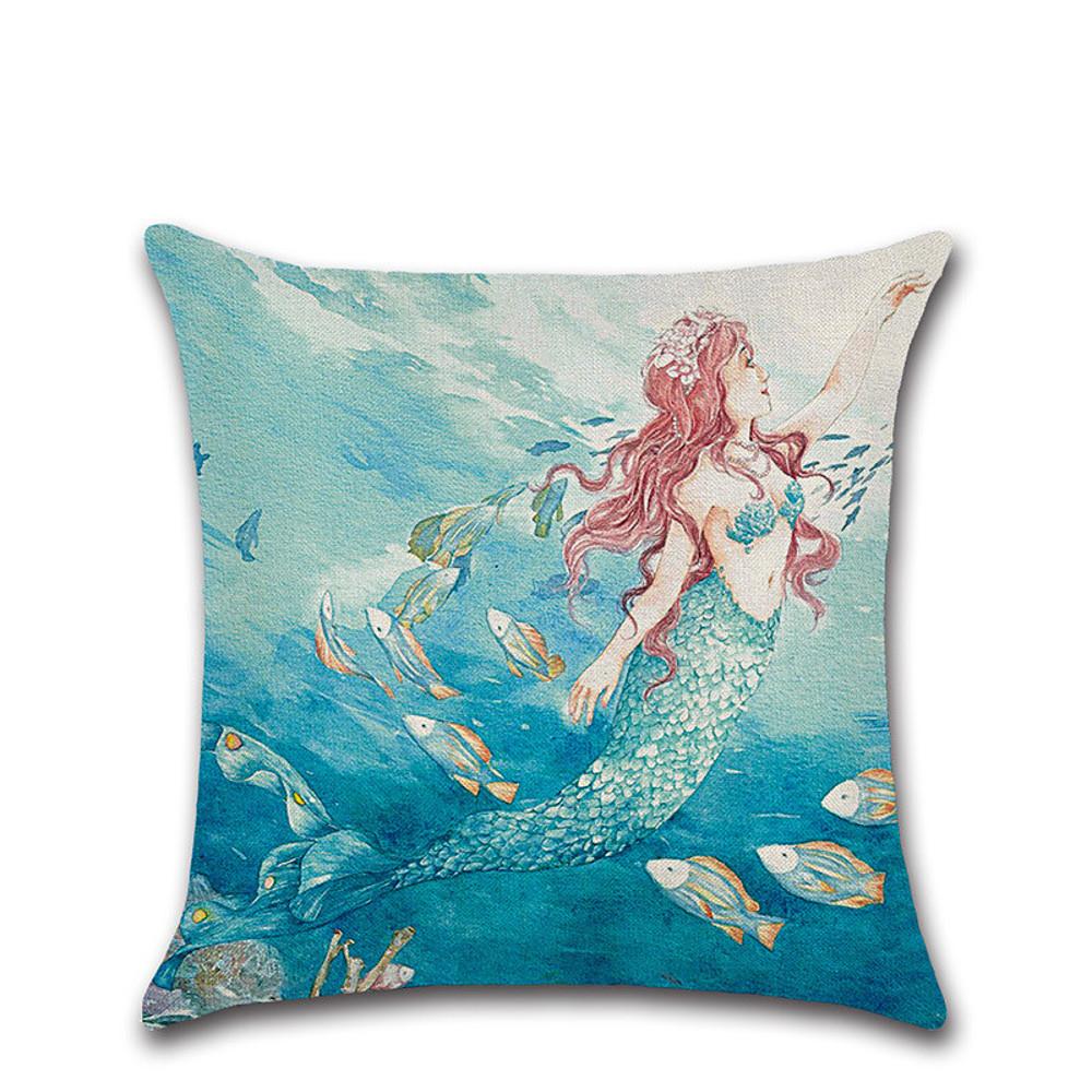 Mermaid Pillow Case/Cushion Cover