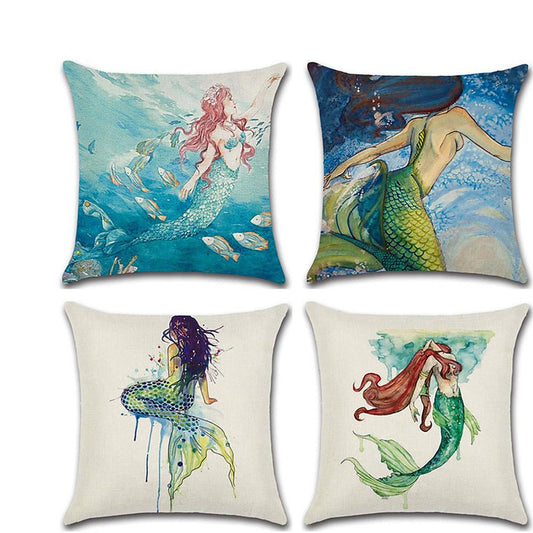 Mermaid Pillow Case/Cushion Cover