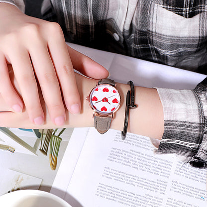 Red Hearts Watch. Great Couple Gift Idea!