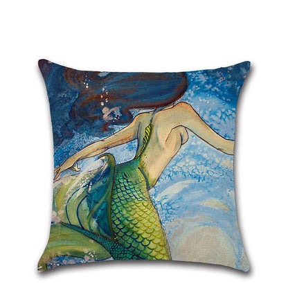 Mermaid Pillow Case/Cushion Cover