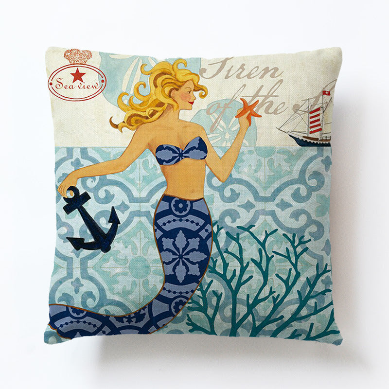 Mermaid Pillow Case/Cushion Cover