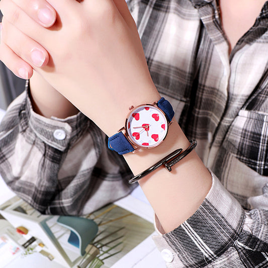 Red Hearts Watch. Great Couple Gift Idea!