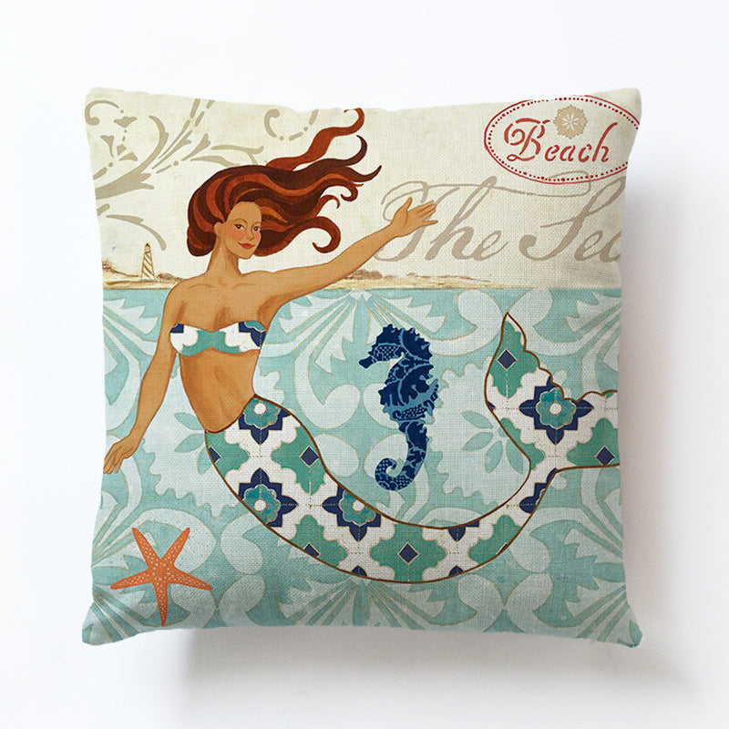 Mermaid Pillow Case/Cushion Cover