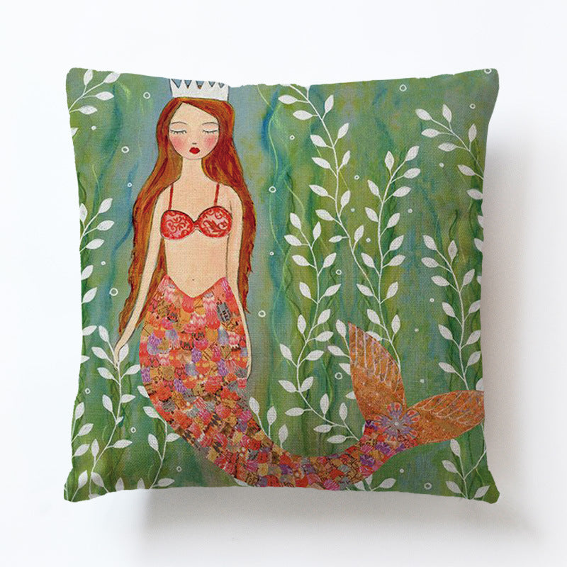 Mermaid Pillow Case/Cushion Cover