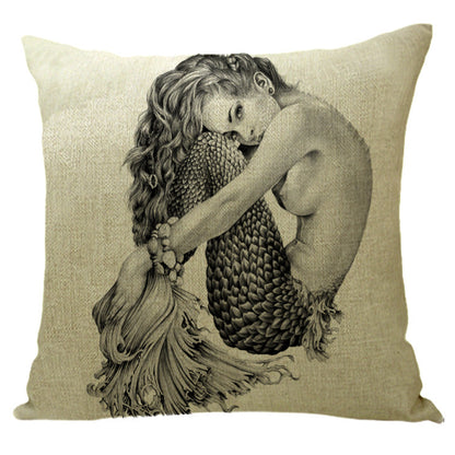 Mermaid Pillow Case/Cushion Cover