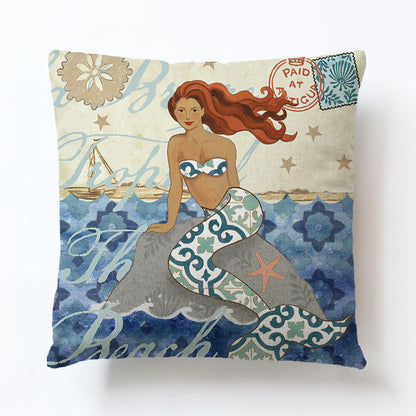 Mermaid Pillow Case/Cushion Cover